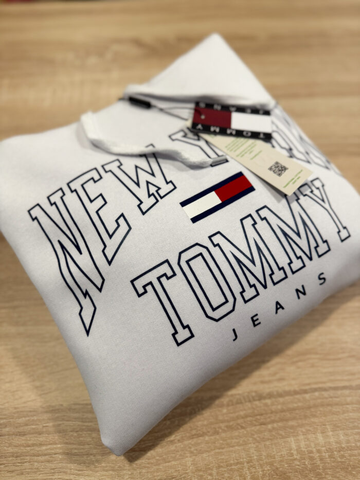 Bluza Damska Tommy Jeans Biała - obrazek 3