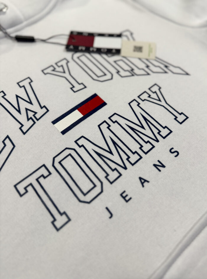 Bluza Damska Tommy Jeans Biała - obrazek 4