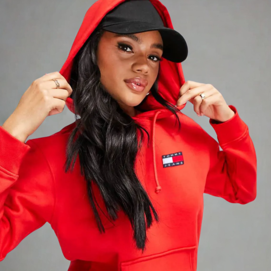 Bluza Damska Tommy Jeans czerwona