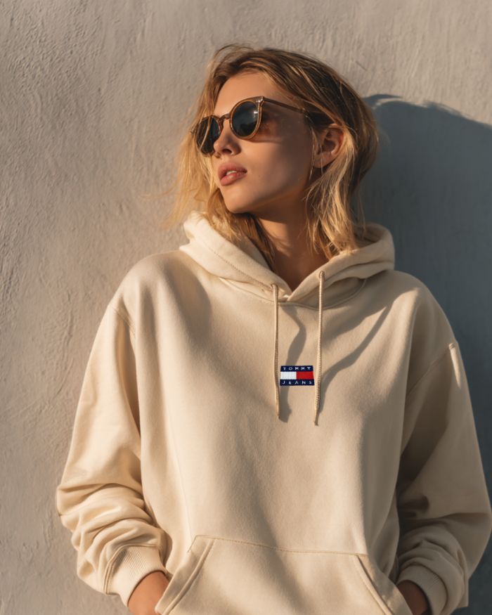 Bluza Damska Tommy Jeans Beżowa