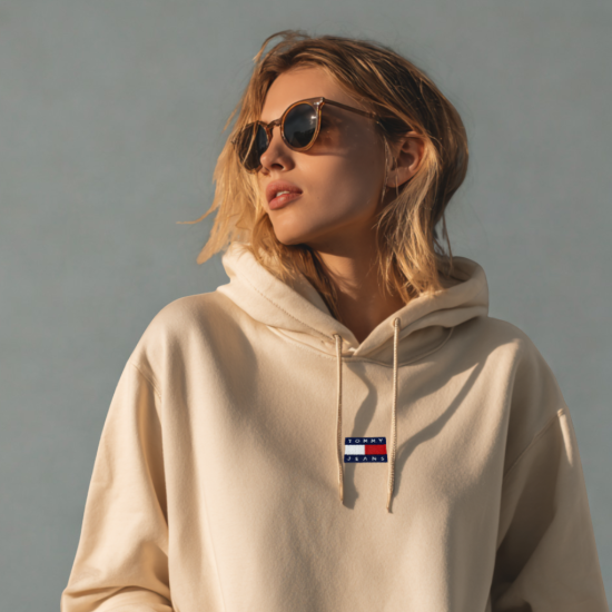 Bluza Damska Tommy Jeans Beżowa