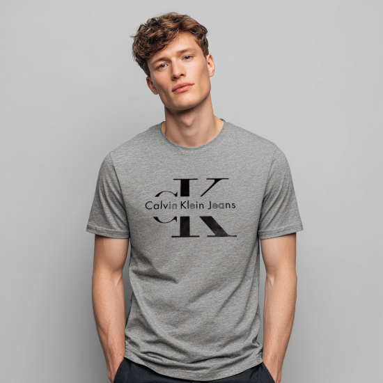 Koszulka Męska Calvin Klein Szara
