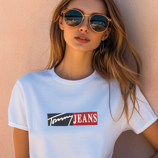 Koszulka Damska Tommy Jeans Biała
