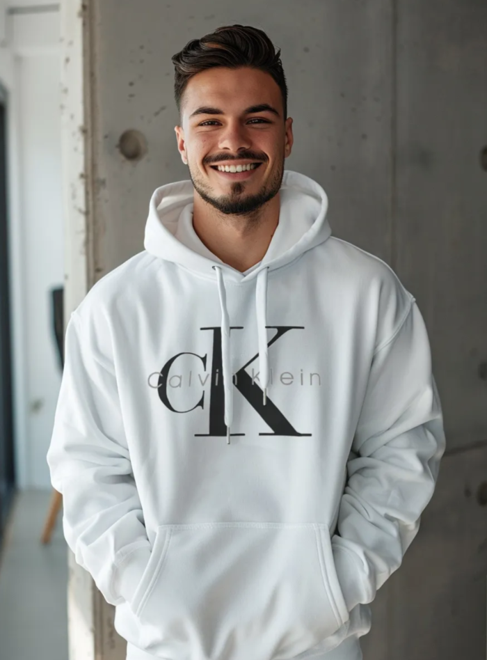 Bluza Calvin Klein Męska Biała