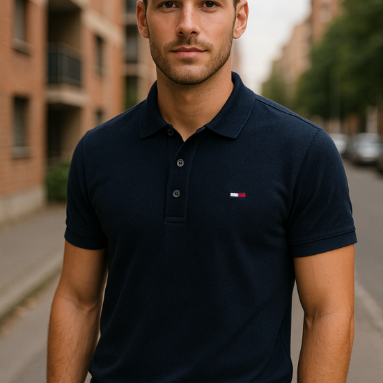 Koszulka POLO Męska Tommy Jeans Granatowa