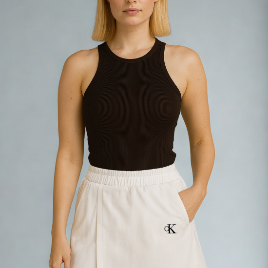 Spódnico spodenki Damskie Calvin Klein Białe