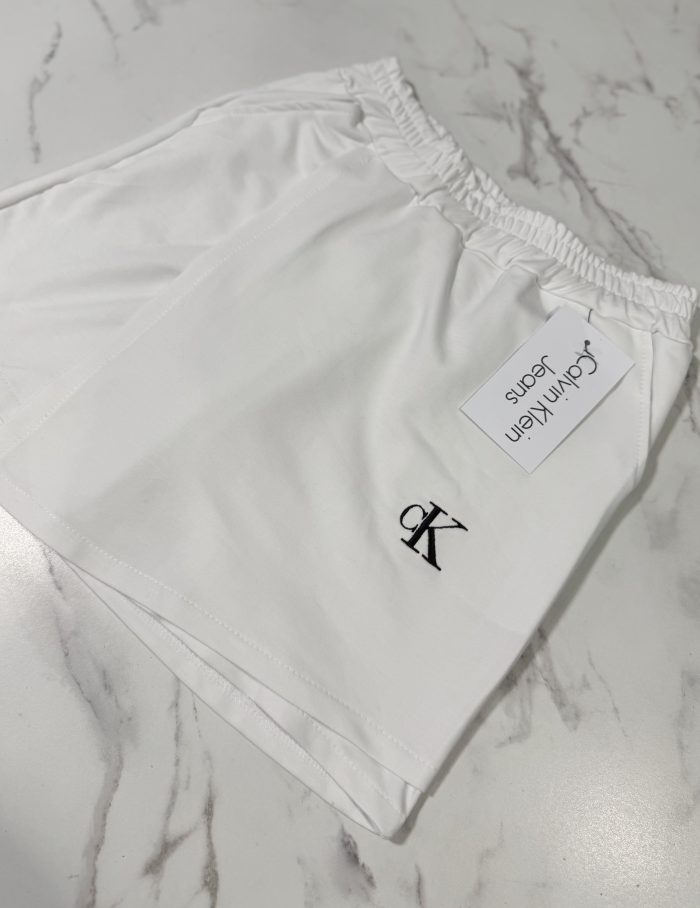 Spódnico spodenki Damskie Calvin Klein Białe - obrazek 3