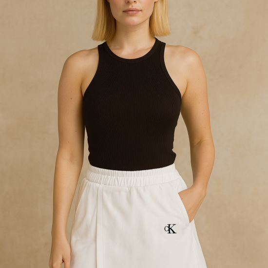 Spódnico spodenki Damskie Calvin Klein Białe