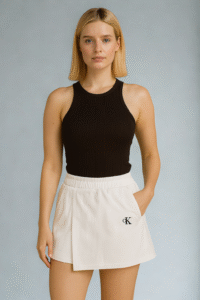 Spódnico spodenki Damskie Calvin Klein Białe