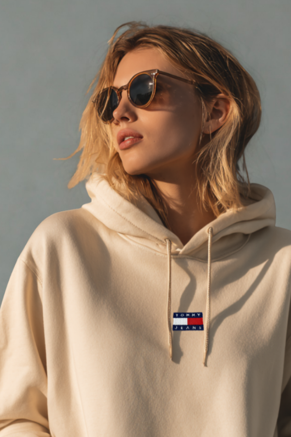 Bluza Damska Tommy Jeans Beżowa