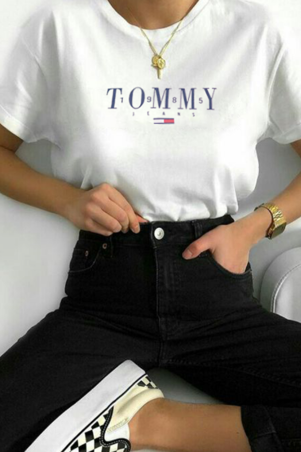 Koszulka Damska Tommy Jeans Biała