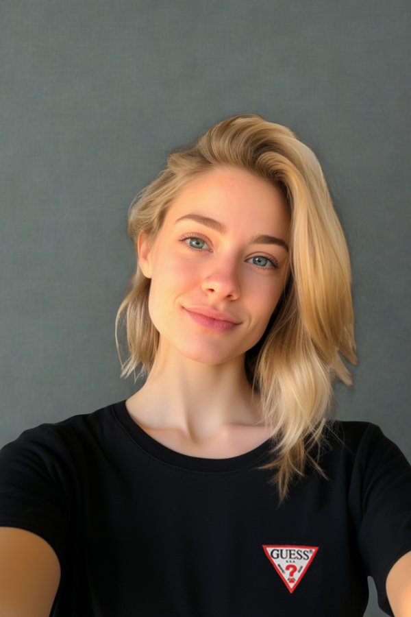 Koszulka Damska Guess USA Czarna