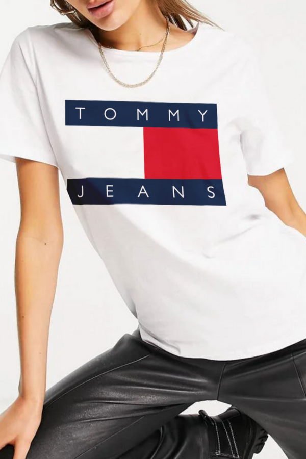 Koszulka Damska Tommy Jeans Biała