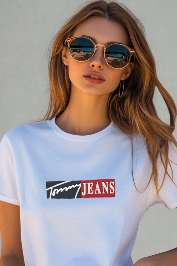 Koszulka Damska Tommy Jeans Biała