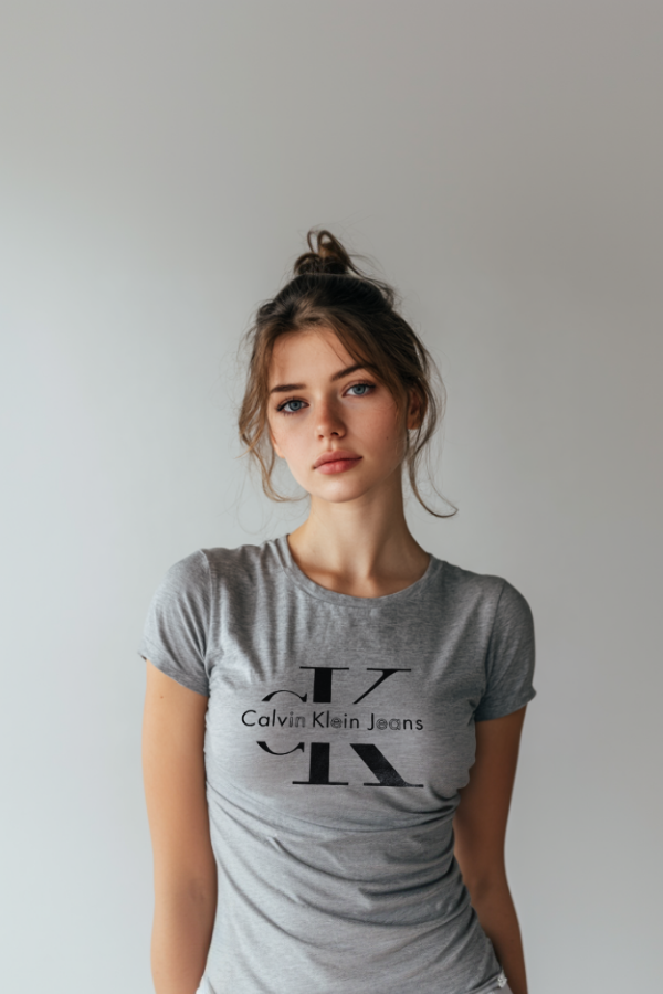 Koszulka Damska Calvin Klein Szara