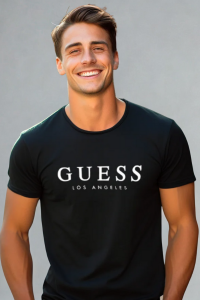 Koszulka Męska Guess Los Angeles Czarna