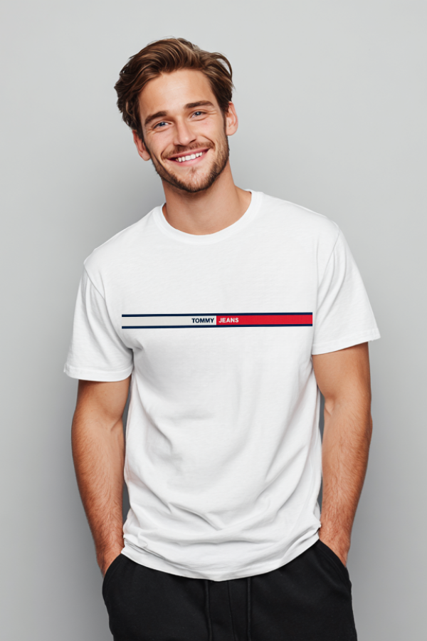 Koszulka Męska Tommy Jeans Biała