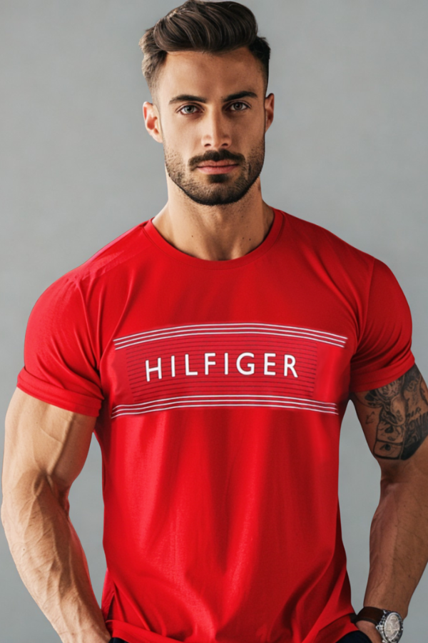 Koszulka Męska Tommy Hilfiger Czerwona