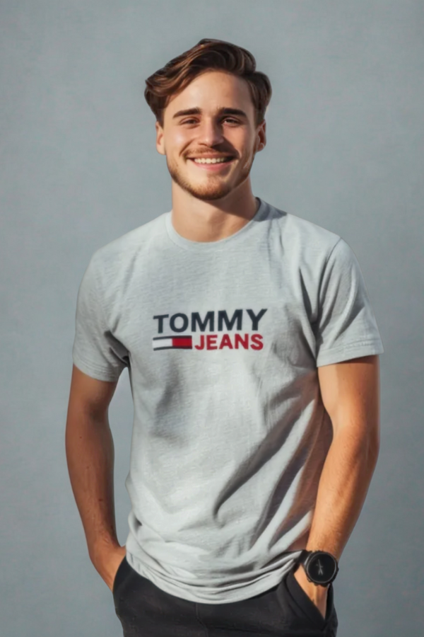 Koszulka Męska Tommy Jeans Szara