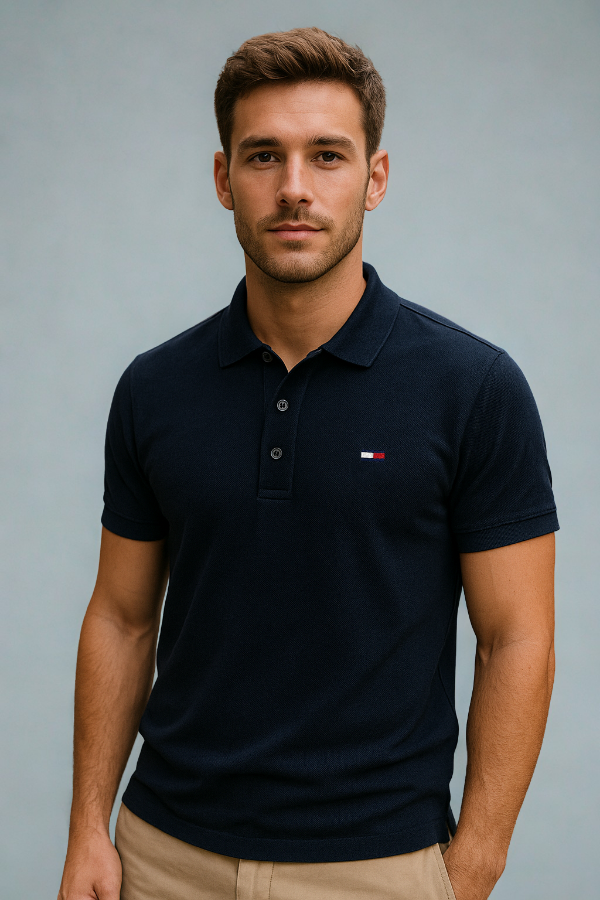 Koszulka POLO Męska Tommy Jeans Granatowa